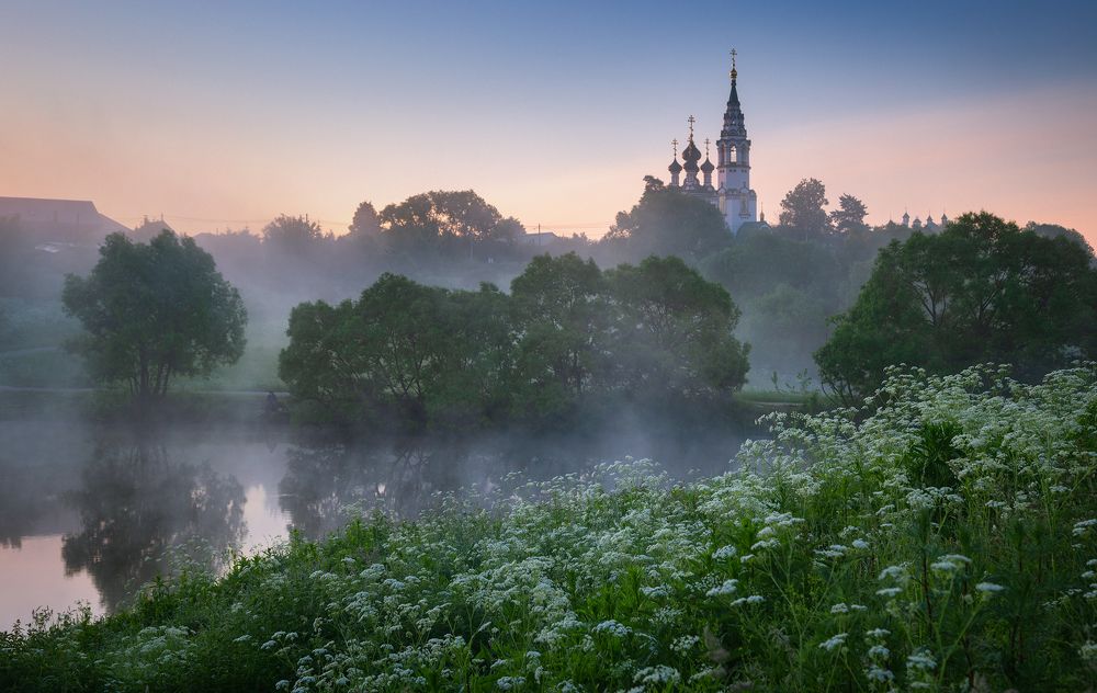 Летнее утро в селе