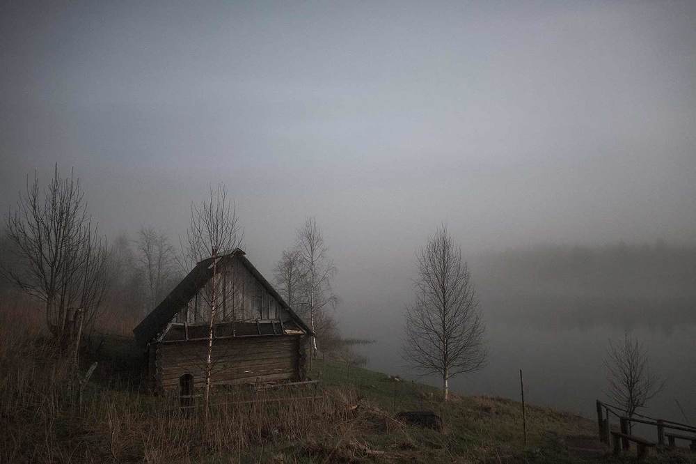 Деревня в тумане