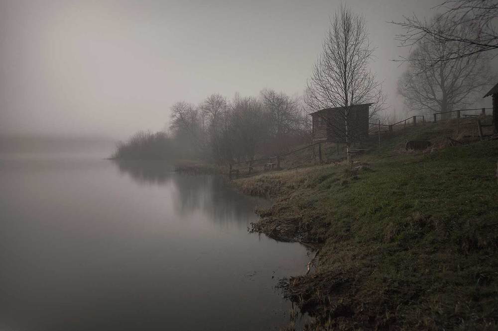Деревня в тумане