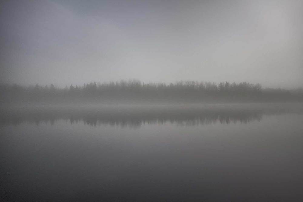 Деревня в тумане