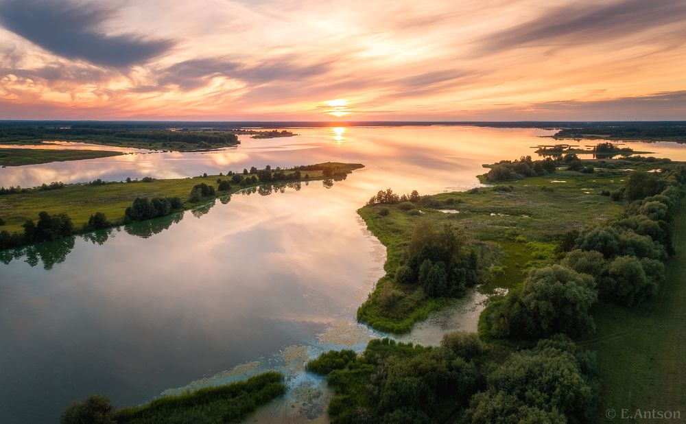 Bолжский закат