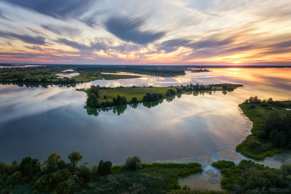 Bолжский закат