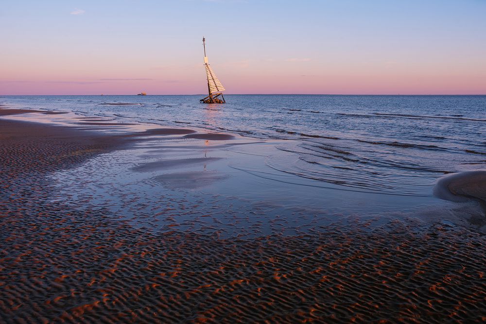Берег Рыбинского водохранилища