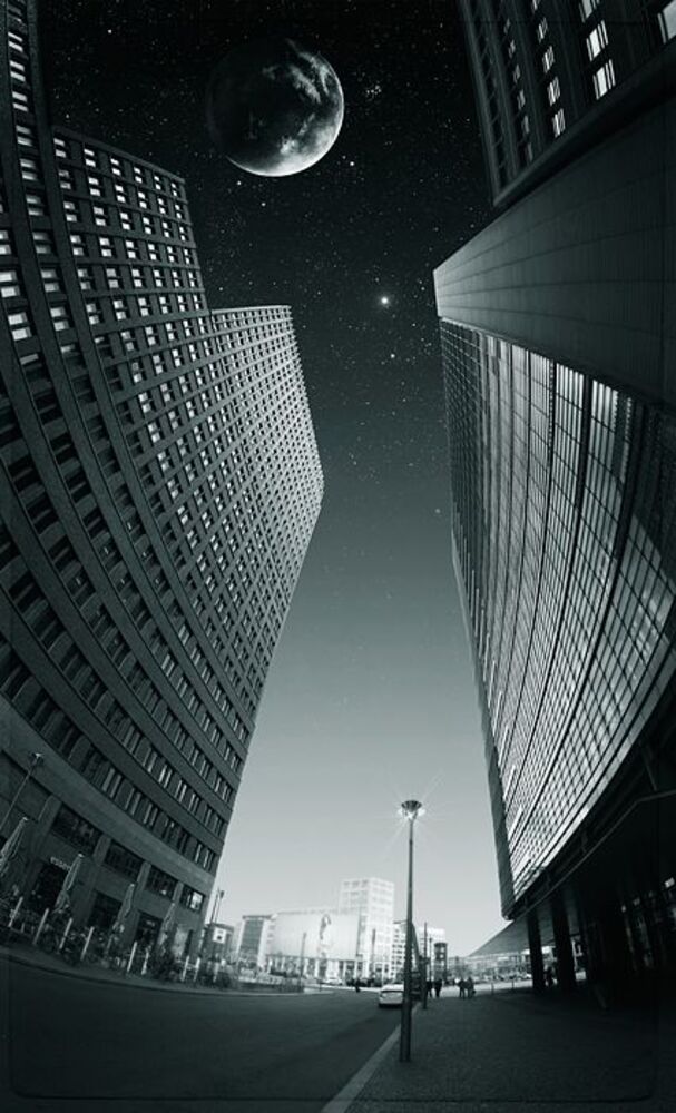 the sky over Berlin