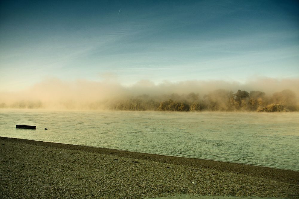 Foggy morning on the Danube