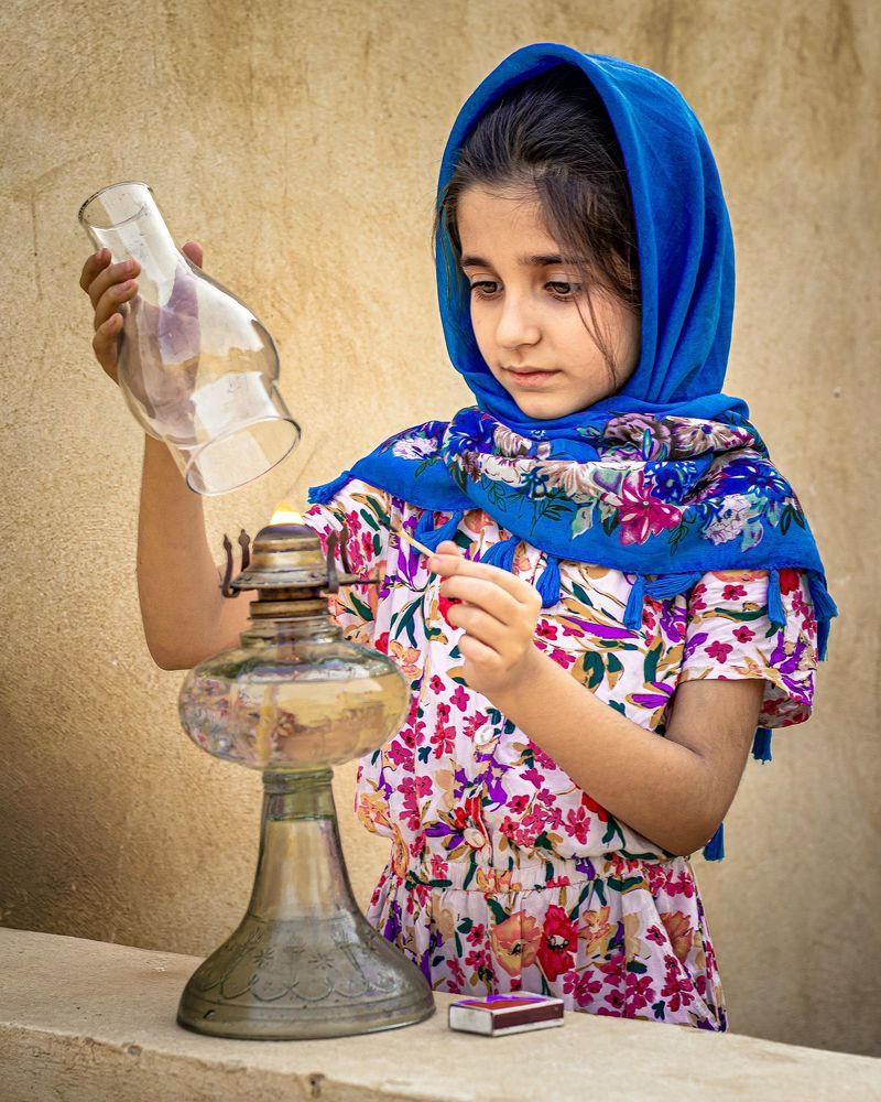 Collection of portraits of girls
