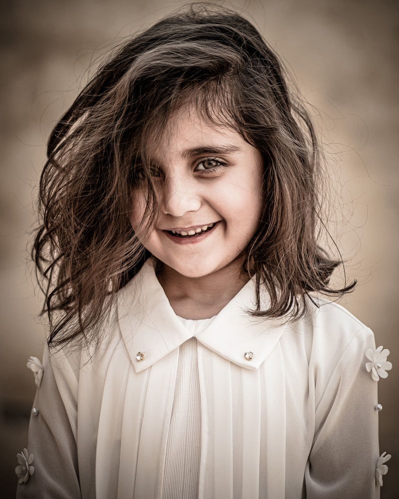 Collection of portraits of girls