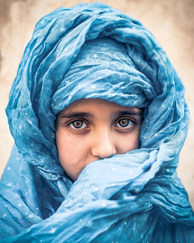 Collection of portraits of girls