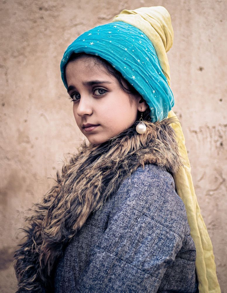 Collection of portraits of girls