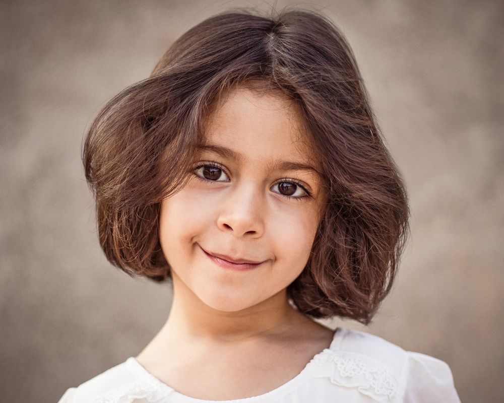 Collection of portraits of girls