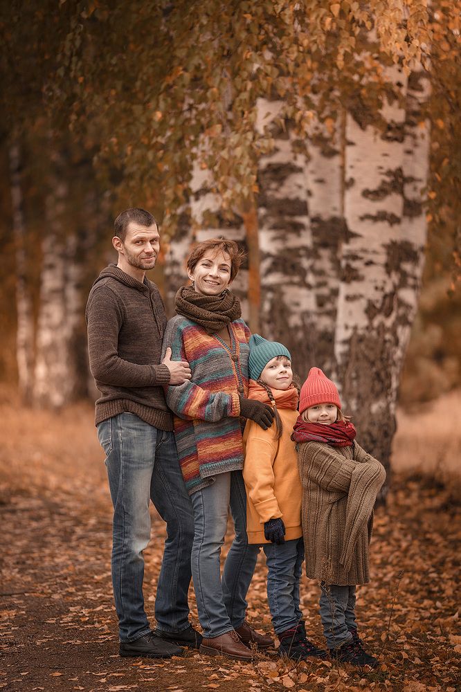 Осенняя фотопрогулка Агаты и Ульяны