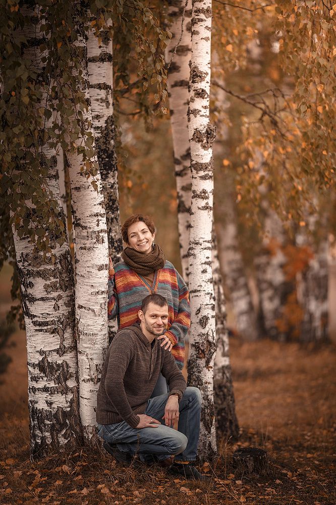 Осенняя фотопрогулка Агаты и Ульяны