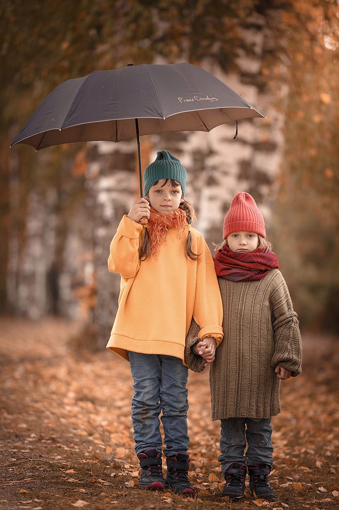 Осенняя фотопрогулка Агаты и Ульяны
