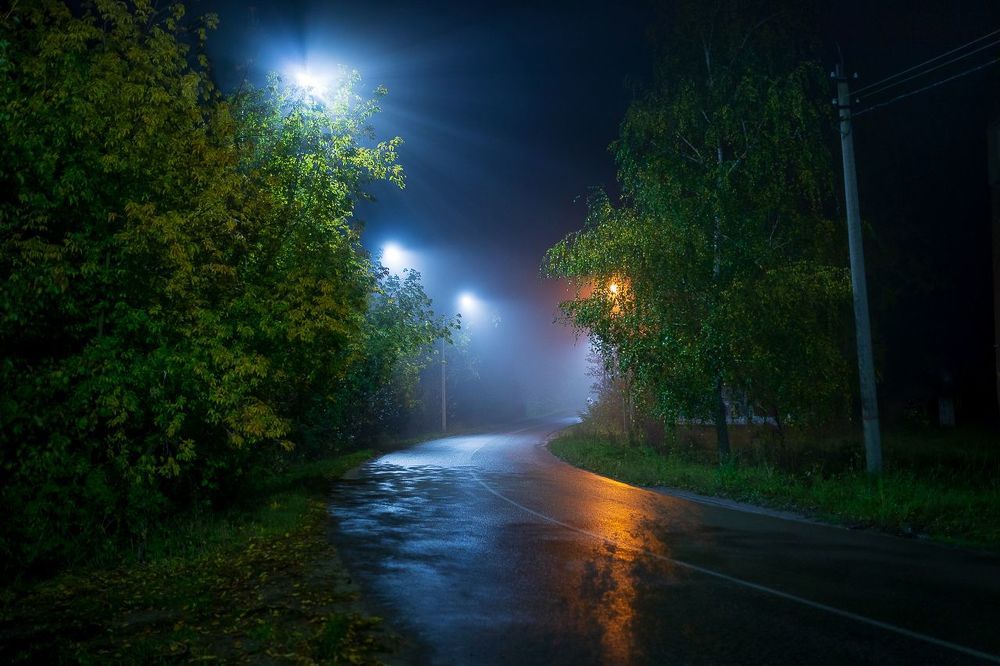 Осенний туман.