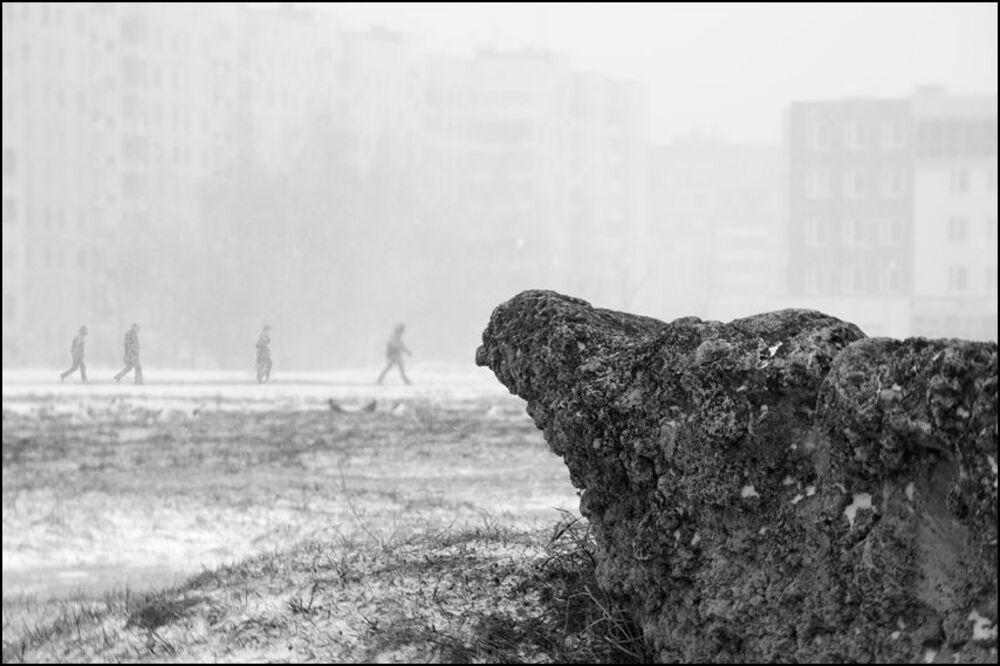 не пустынный пейзаж в городской черте