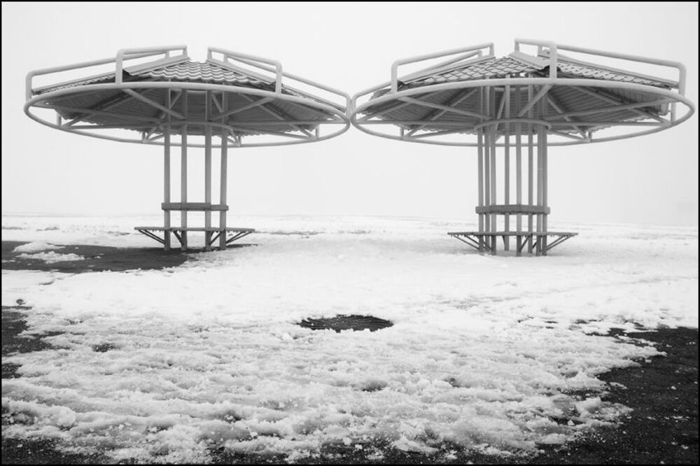 не пустынный пейзаж в городской черте
