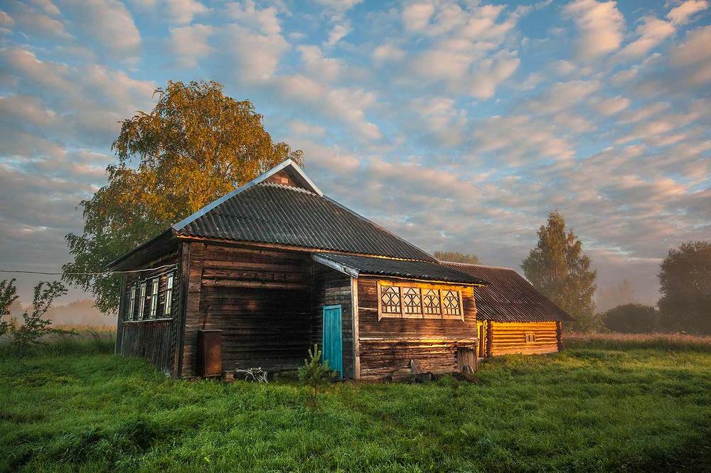 Утро в деревне