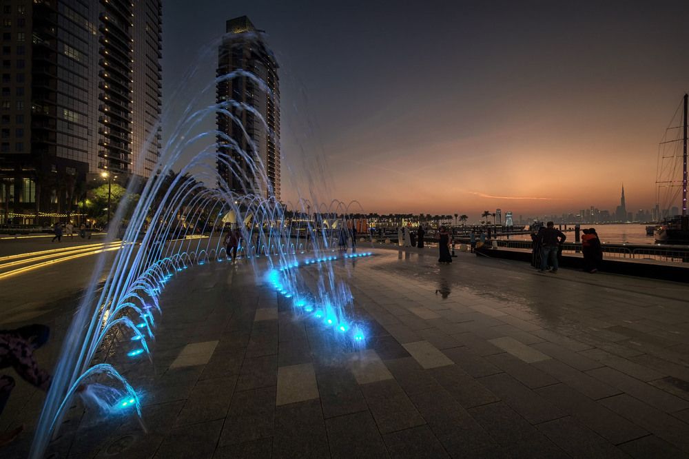 Dubai Creek Harbor Views Night