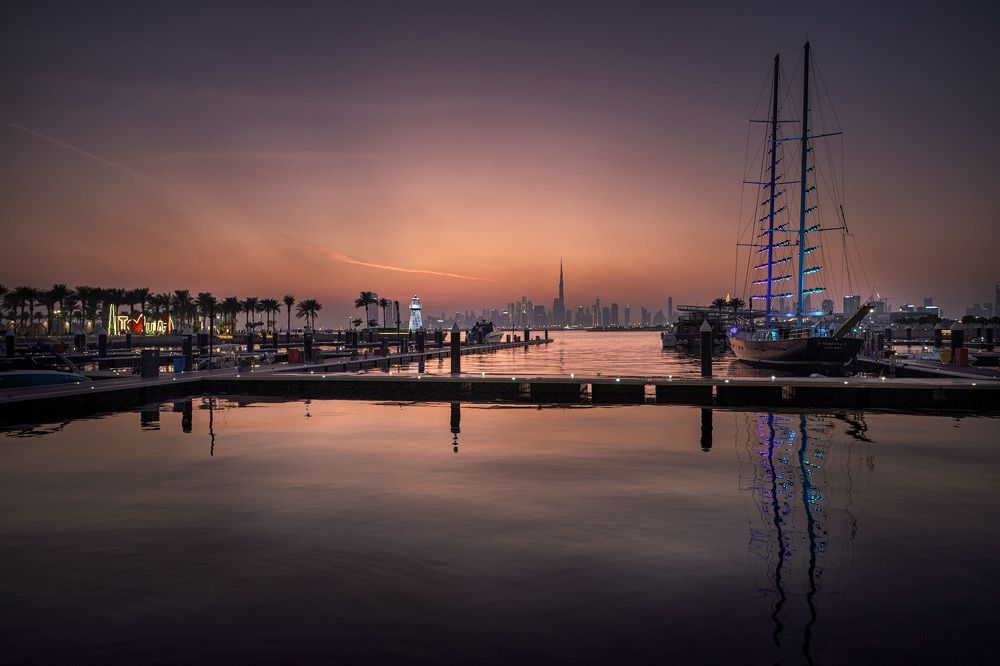 Dubai Creek Harbor Views Night