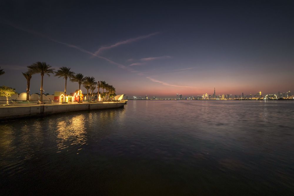 Dubai Creek Harbor Views Night