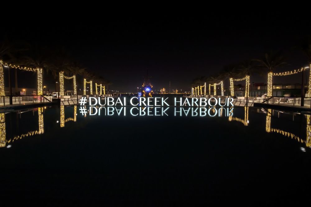 Dubai Creek Harbor Views Night