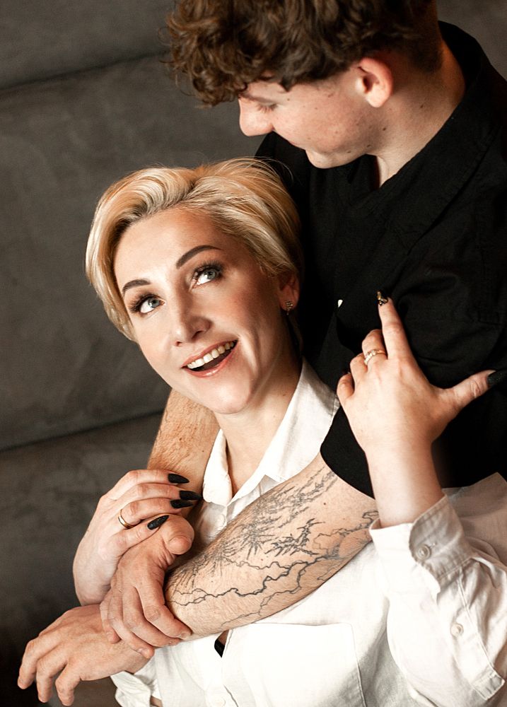 Мама и сын