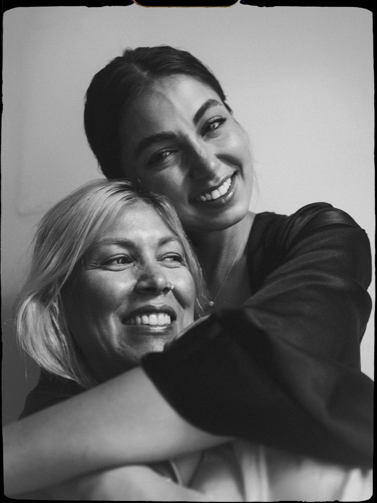 Shila and her daughter Parasto