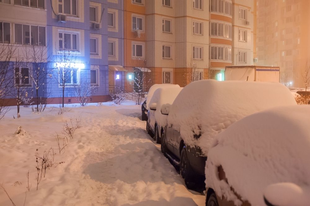 Снежное утро