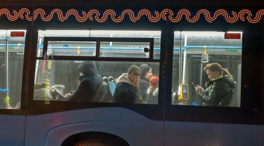 Утром по Москве в декабре