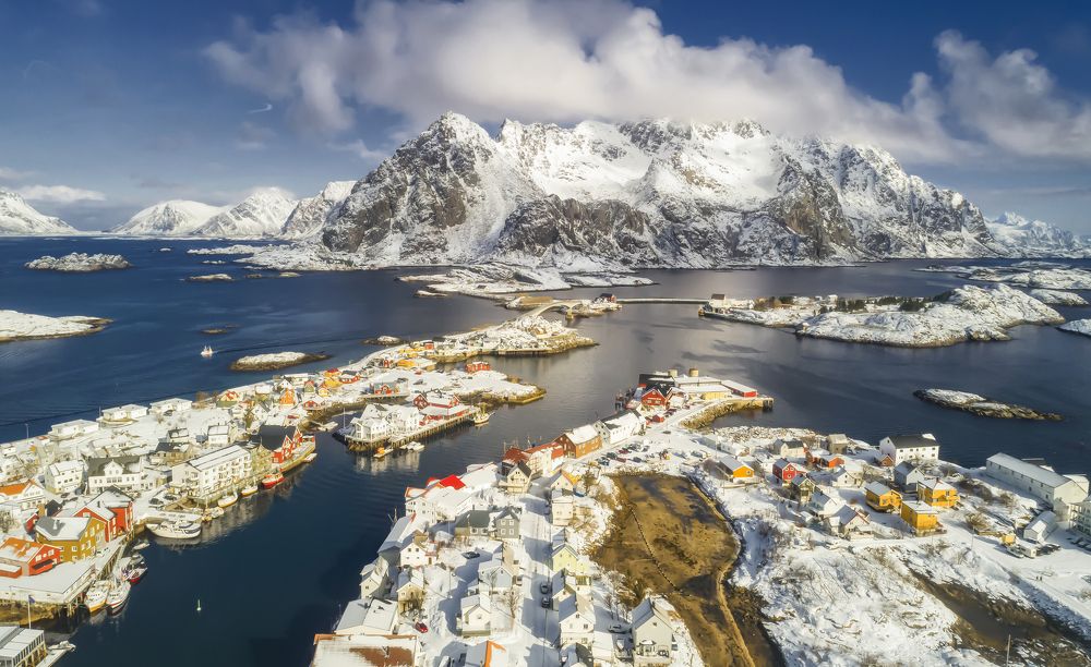 Над Лофотенами. Lofoten Islands from Above