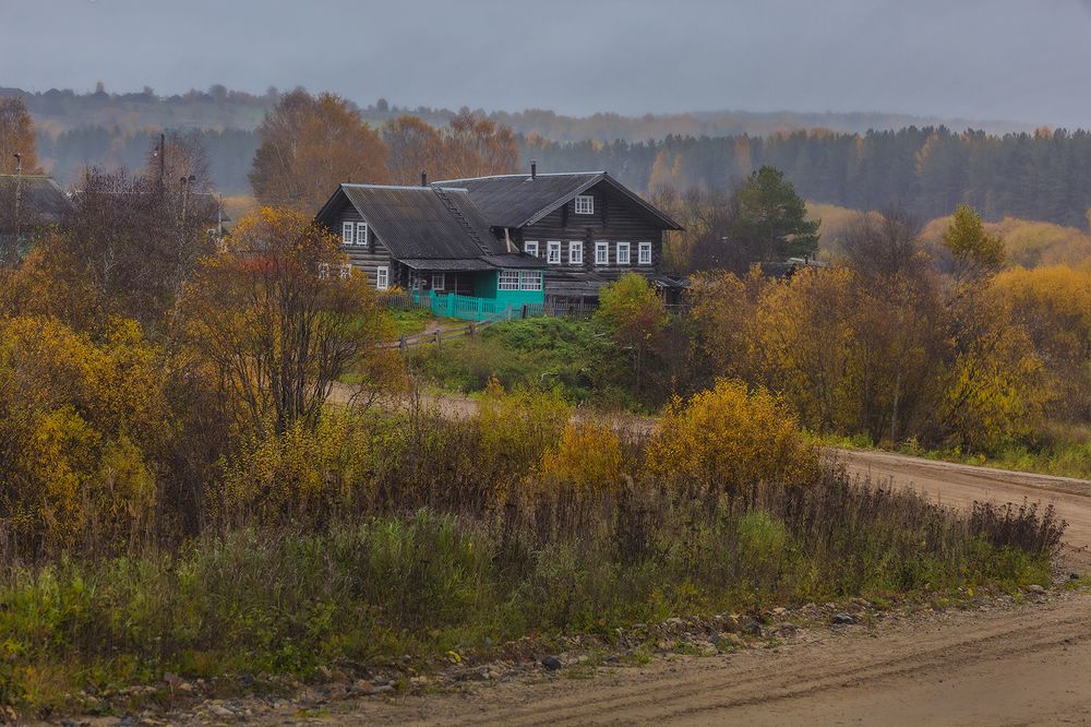 Осень в селе Пежма