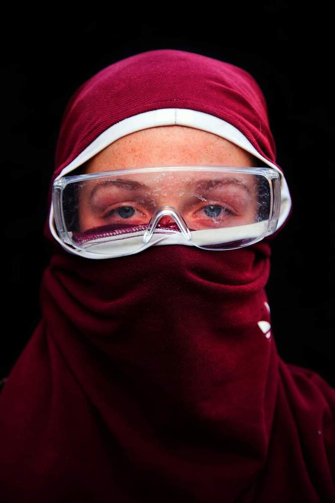 Project of portraits taken in Plaza de la Dignidad and surrounding areas, on the people protesting against the government of Sebasti&aacute;n Pi&ntilde;era during the &ldquo;Social Uprising&rdquo; which began in Chile on October 18, 2019.