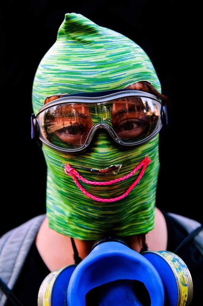 Project of portraits taken in Plaza de la Dignidad and surrounding areas, on the people protesting against the government of Sebasti&aacute;n Pi&ntilde;era during the &ldquo;Social Uprising&rdquo; which began in Chile on October 18, 2019.