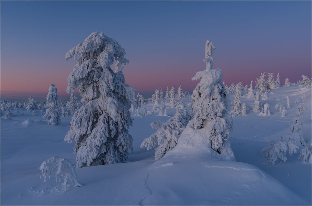 Начались красочные сумерки