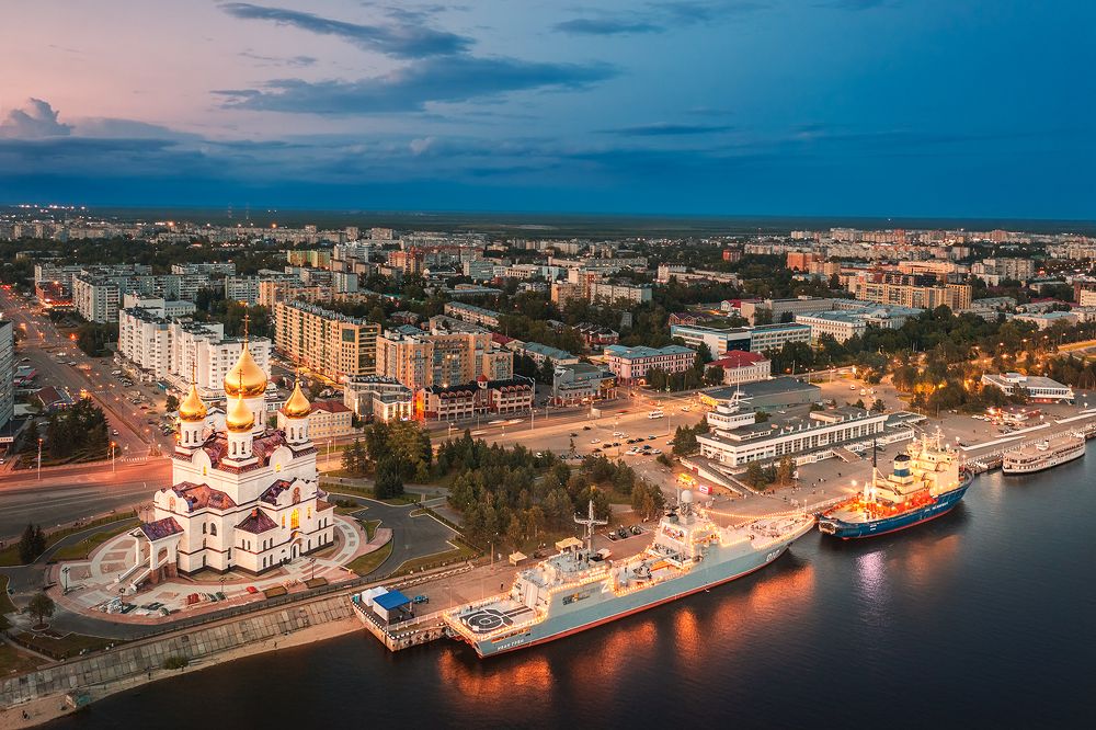 На причале