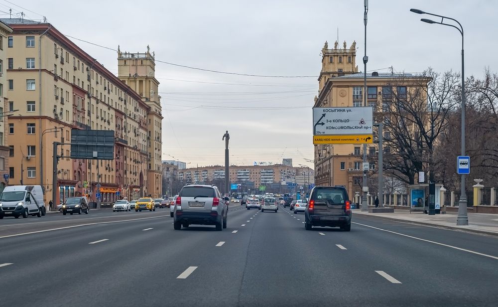 По Москве в январе