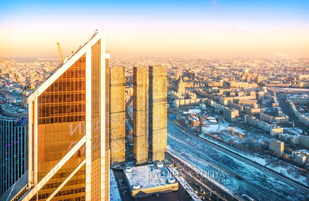 Москва с высоты Москва-Сити