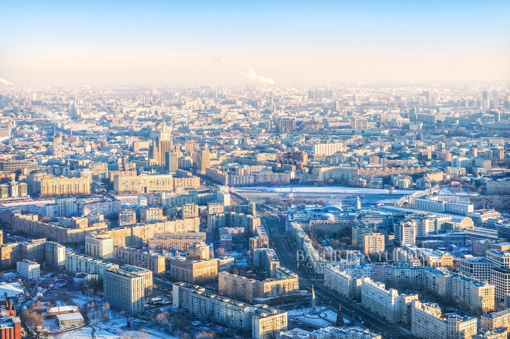 Москва с высоты Москва-Сити
