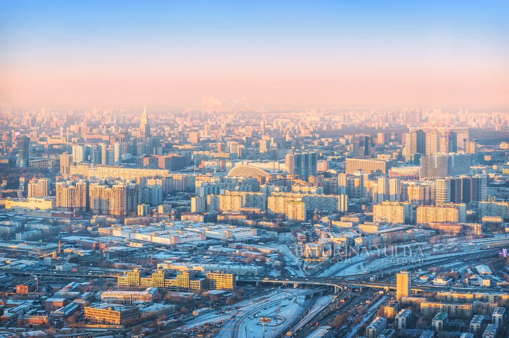 Москва с высоты Москва-Сити
