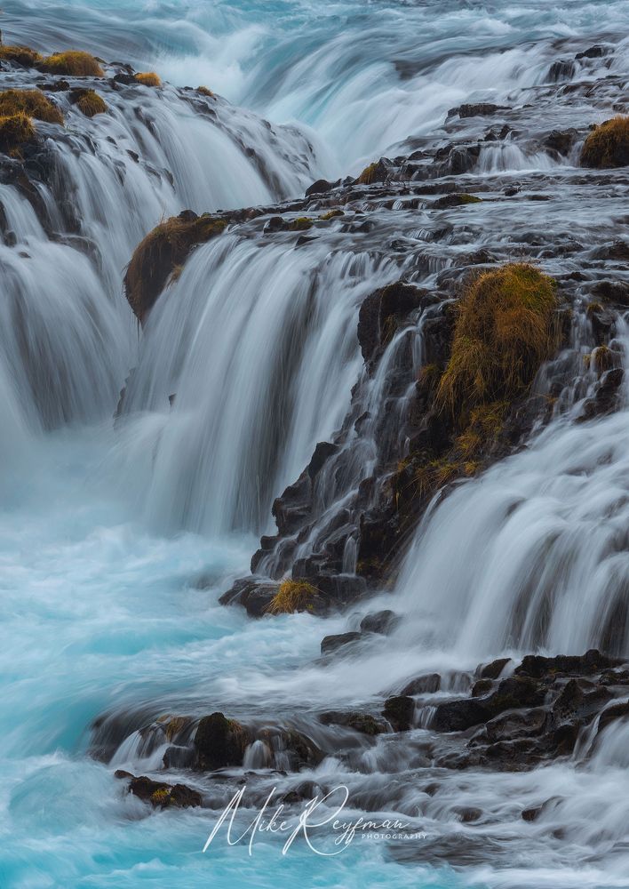 Bruarfoss. Br&uacute;ar&aacute; River, Brekkuskogur, Iceland