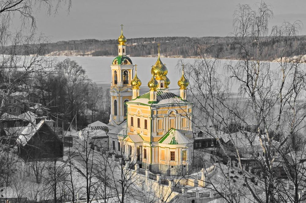 Плес.....зимой....