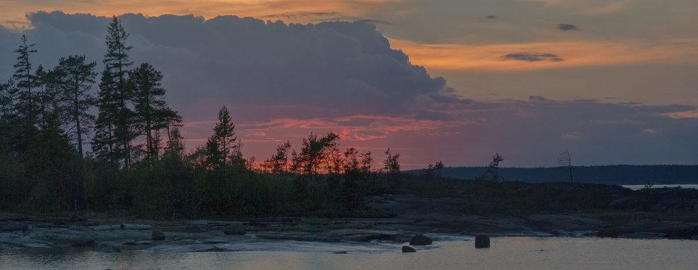 На Белом море.