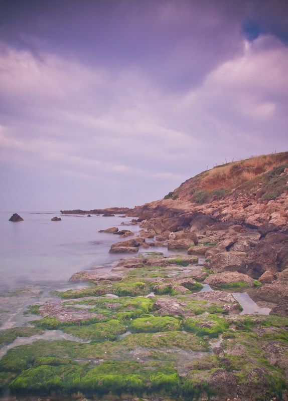 Dawn on a wild beach Hof DOR