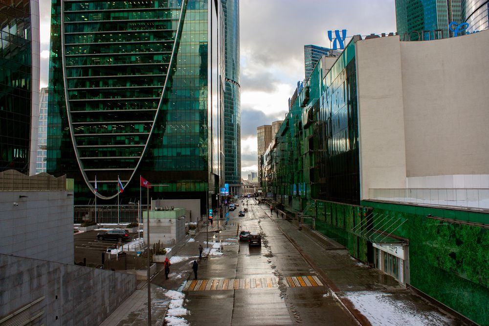 Фитнес-прогулка Москва сити.