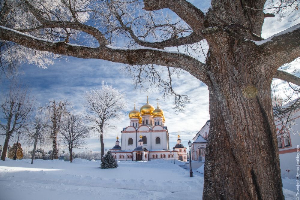 Зимний день в обители