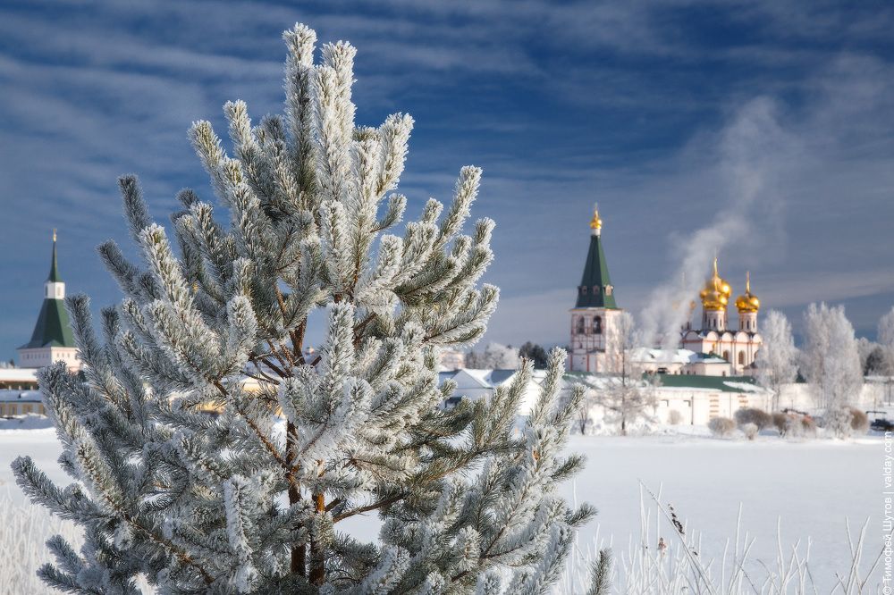 Зимний день в обители