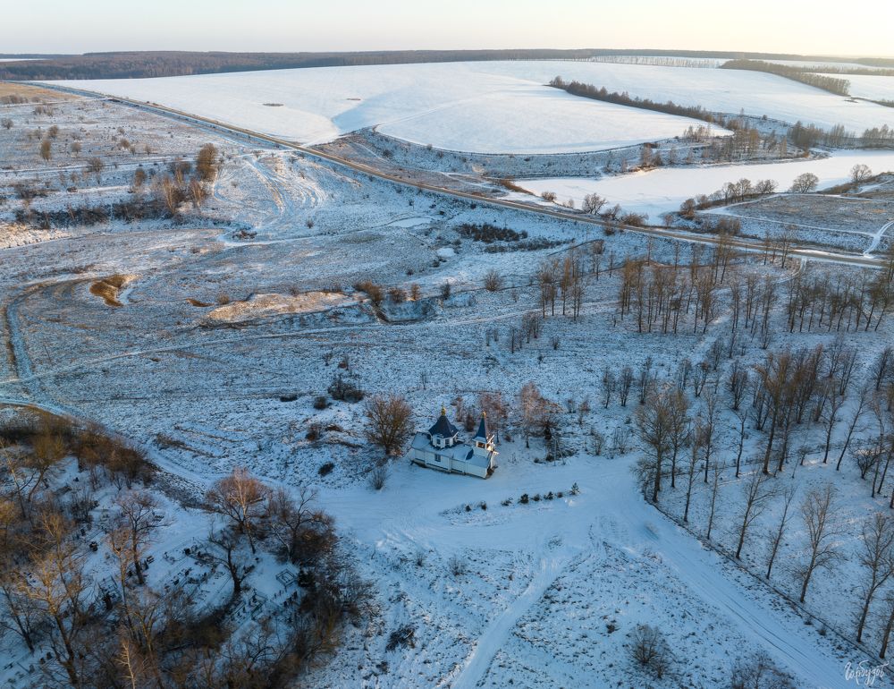 Церковь Троицы Живоначальной. Тульская область, Красногорье.