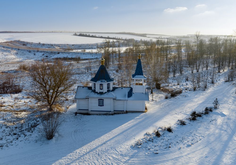 Церковь Троицы Живоначальной. Тульская область, Красногорье.