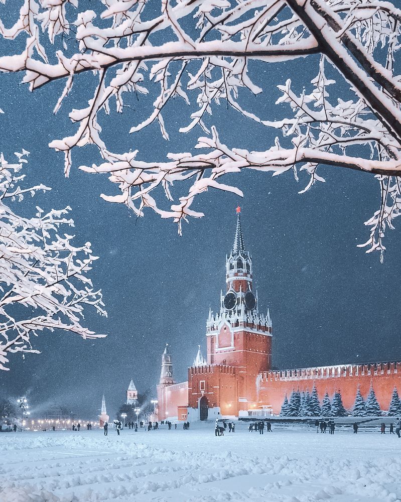 Снежная зима