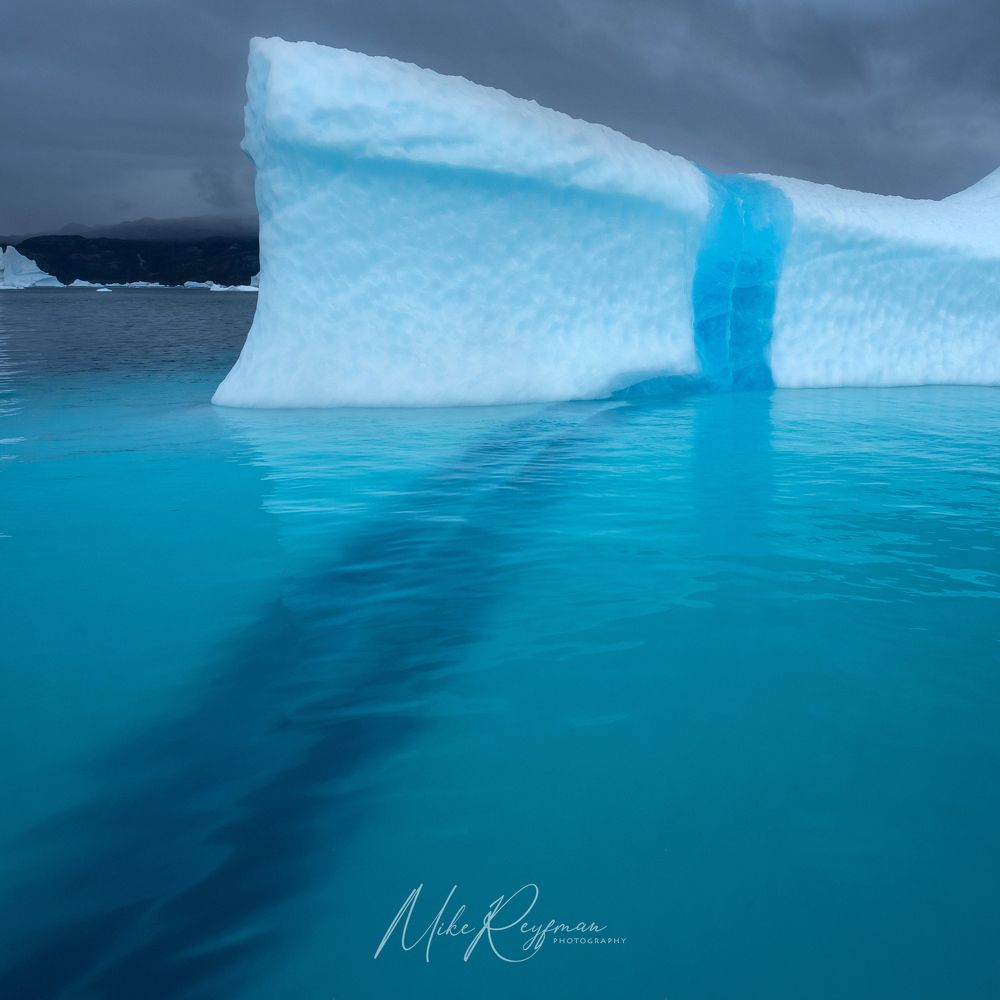 Ice Studies 1-6. Scoresby Sund, Greenland.